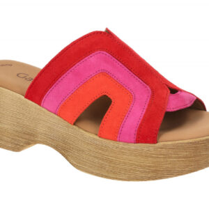 Gabor 64.521.15 rot - bequeme Pantolette f?r Damen