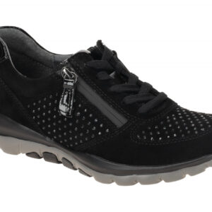 Gabor ROLLINGSOFT 56.968.87 schwarz - sportliche Halbschuhe f?r Damen