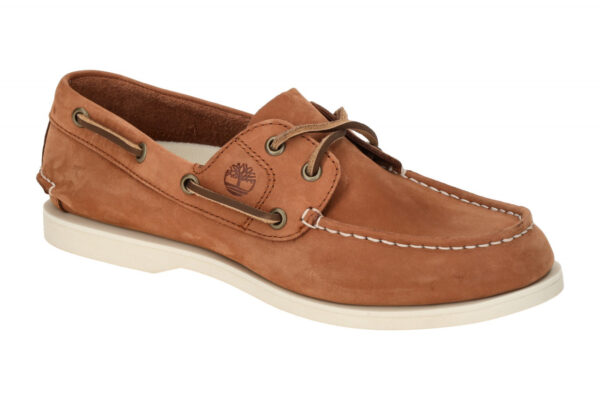 Timberland CLASSIC BOAT 0A2Q9X EM7 hell-braun - bequeme Halbschuhe f?r Damen