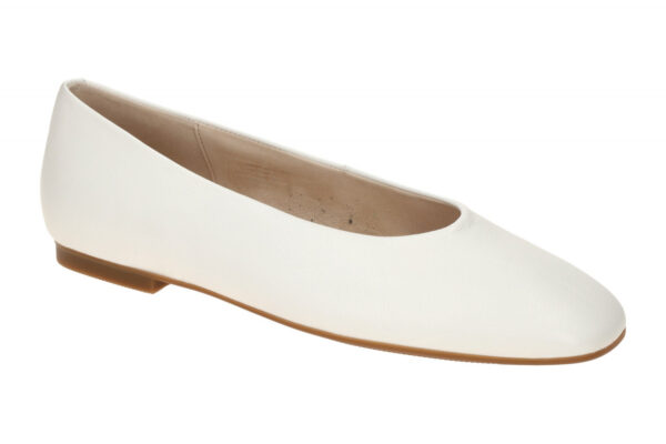 Gabor 64.140.20 wei? - Ballerina - Halbschuhe - Slipper f?r Damen