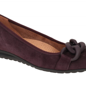 Gabor FLORENZ 52.625.49 violett - Ballerina - Halbschuhe - Slipper f?r Damen