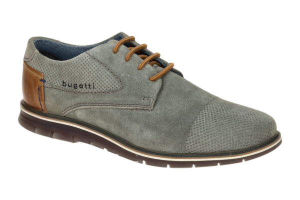 Bugatti SIMONE COMFORT 3319711K1400 1500 grau - elegante Halbschuhe und Schn?...