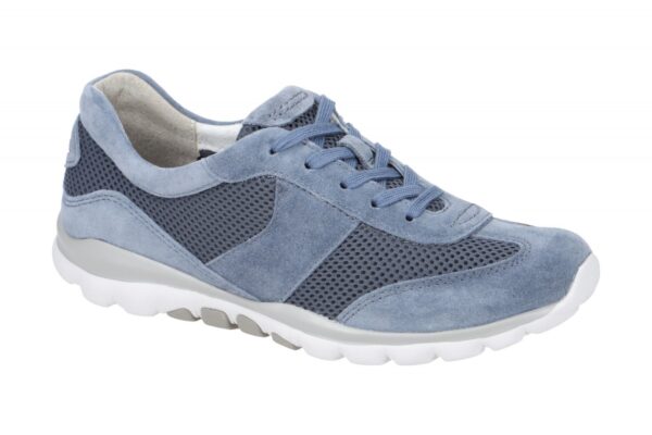 Gabor ROLLINGSOFT 66.966.26 hell-blau - bequeme Halbschuhe f?r Damen
