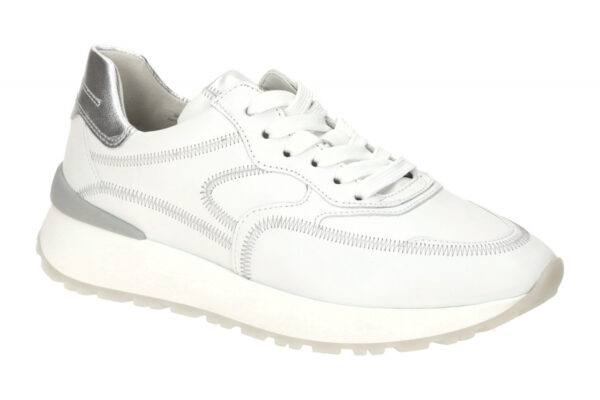 Gabor 63.491.21 wei? - sportliche Halbschuhe f?r Damen