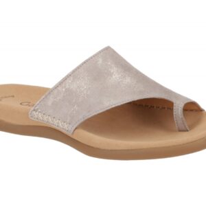 Gabor 63.700.62 grau - Pantoletten f?r Damen