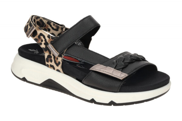 Gabor ROLLINGSOFT 66.883.67 schwarz - Sandalette f?r Damen
