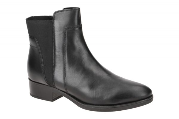 Geox FELICITY F D84G1F 00043C9999 schwarz - elegante Stiefelette f?r Damen