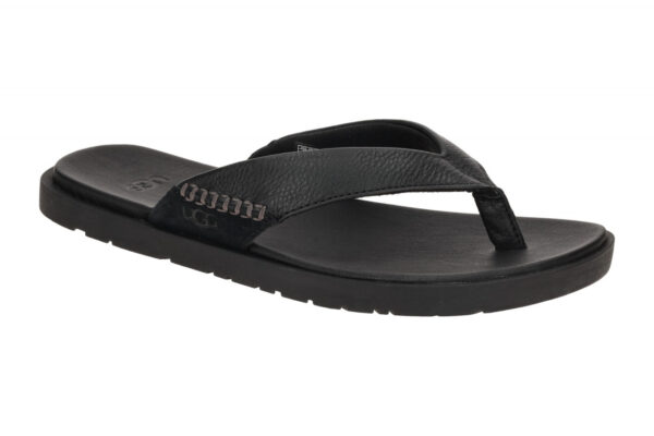 UGG SEASIDE II FLIP 1166610 BLK schwarz - Pantolette f?r Herren