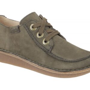 Clarks FUNNY DREAM 26173890 4 olive - bequeme Halbschuhe f?r Damen