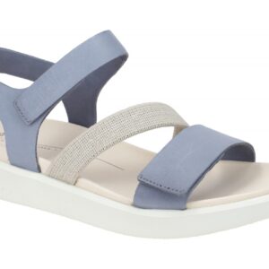 Ecco FLOWT 27371302646 hell-blau - Riemchen Sandale f?r Damen