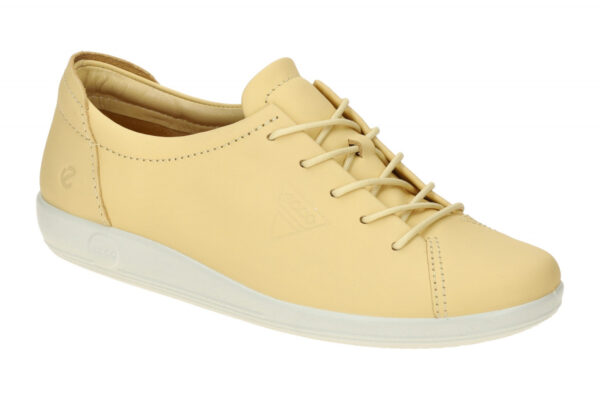 Ecco SOFT 2.0 20658301710 gelb - bequeme Halbschuhe f?r Damen
