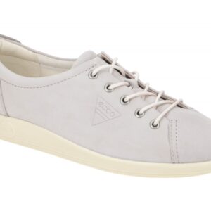 Ecco SOFT 2.0 20650302386 grau - bequeme Halbschuhe f?r Damen