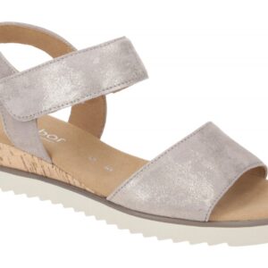 Gabor GENUA 62.750.95 grau - Riemchen Sandale f?r Damen
