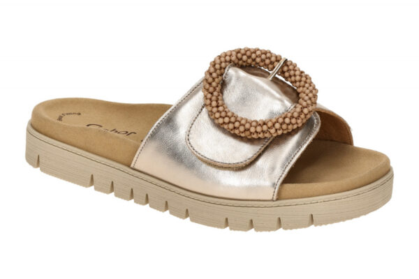 Gabor 63.745.62 grau - Pantolette f?r Damen