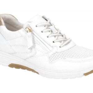 Gabor ROLLINGSOFT 66.978.51 wei? - sportliche Halbschuhe f?r Damen