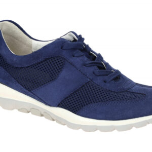Gabor ROLLINGSOFT 66.966.36 blau - bequeme Halbschuhe f?r Damen