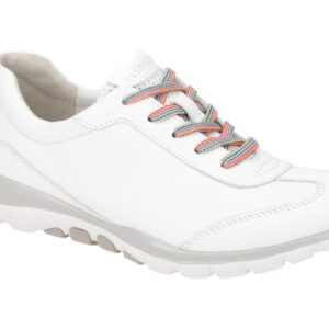 Gabor ROLLINGSOFT 66.965.50 wei? - sportliche Halbschuhe f?r Damen