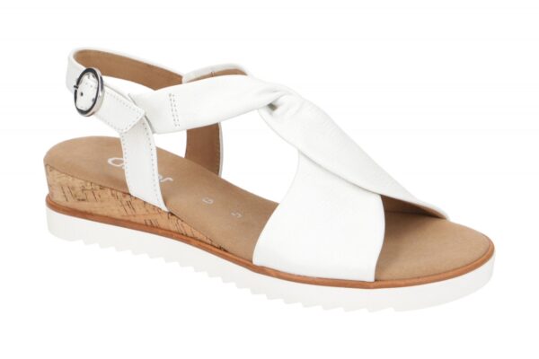 Gabor GENUA 62.751.50 wei? - Riemchen Sandale f?r Damen