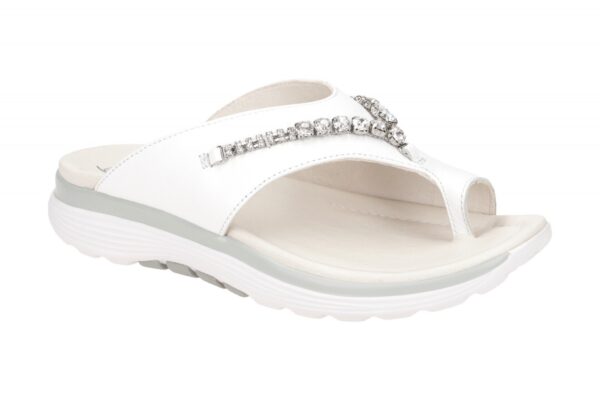 Gabor ROLLINGSOFT 66.812.50 wei? - Pantoletten f?r Damen