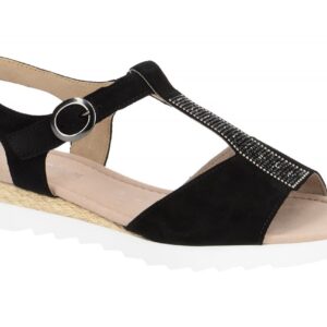 Gabor RHODOS 82.743.26 dunkel-blau - Riemchen Sandale f?r Damen