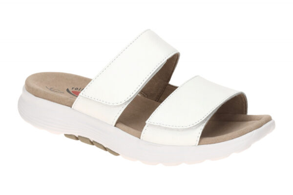 Gabor ROLLINGSOFT 66.811.50 wei? - bequeme Pantolette f?r Damen