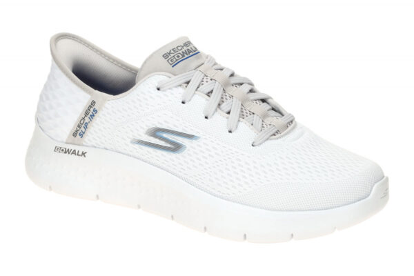 Skechers GO WALK FLEX 216505 WGY wei? - sportliche Halbschuhe f?r Herren