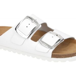 Gabor 83.040.21 wei? - bequeme Pantolette f?r Damen