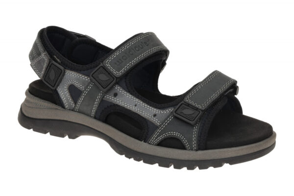 Waldl?ufer H 746001 101 021 dunkel-blau - bequeme Sandale f?r Herren