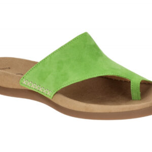 Gabor 63.700.19 gr?n - Pantoletten f?r Damen