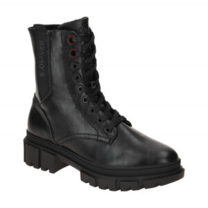 S. Oliver 5-25221-43 001 schwarz - bequeme Stiefelette f?r Damen