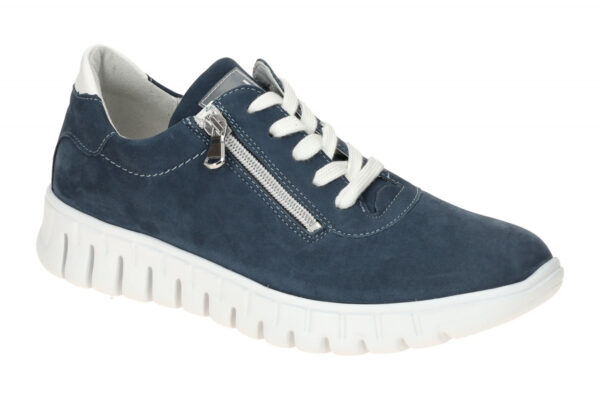 Waldl?ufer H 916001 301 206 blau - bequeme Halbschuhe f?r Damen