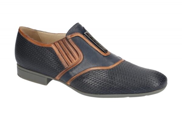 Bello BL308 navy dunkel-blau - elegante Slipper f?r Herren