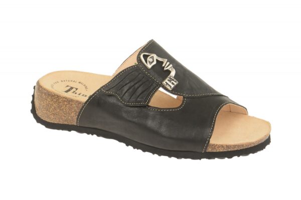 Think MIZZI 3-000124-0010 schwarz - bequeme Pantolette f?r Damen