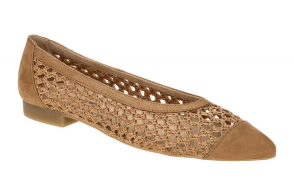 Paul Green 1153-00 braun - Ballerina - Halbschuhe - Slipper f?r Damen