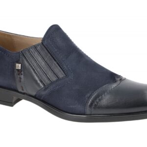 Bello BL539 navy dunkel-blau - elegante Slipper f?r Herren
