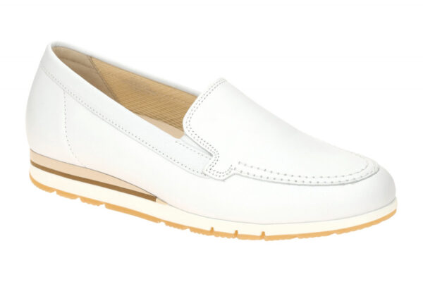 Gabor FLORENZ 62.414.50 wei? - bequeme Slipper f?r Damen