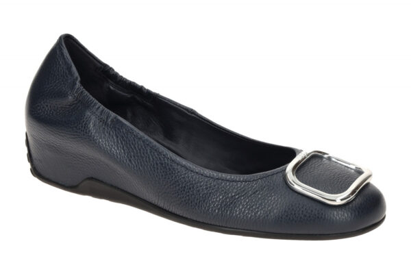 H?gl NIKI 9-10 3723 3500 dunkel-blau - Ballerina - Halbschuhe - Slipper f?r D...