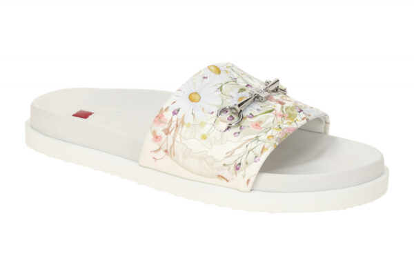 H?gl FLORA 9-10 0849 0299 wei? - bequeme Pantolette f?r Damen