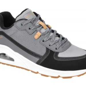 Skechers UNO 155356 BKGY schwarz - sportliche Halbschuhe f?r Damen