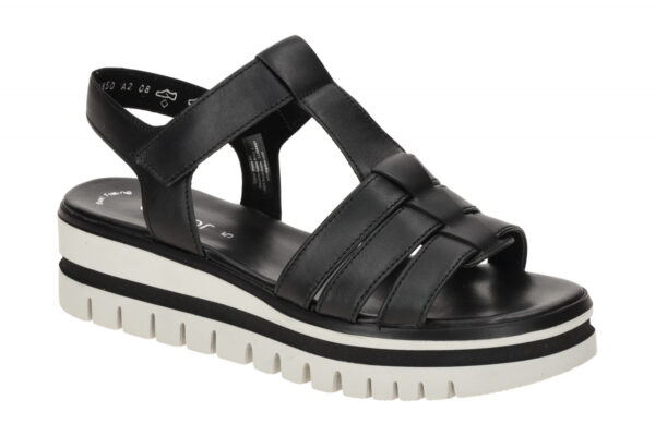 Gabor 64.625.27 schwarz - Riemchen Sandale f?r Damen