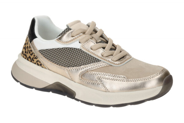 Gabor ROLLINGSOFT 66.846.89 beige - sportliche Halbschuhe f?r Damen