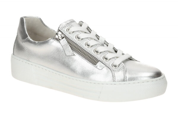 Gabor FLORENZ 66.465.10 silber - sportliche Halbschuhe f?r Damen