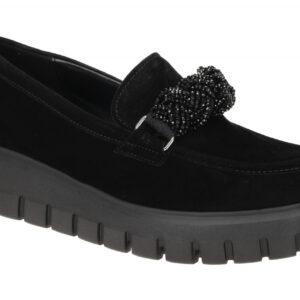 Gabor 55.301.17 schwarz - elegante Slipper f?r Damen