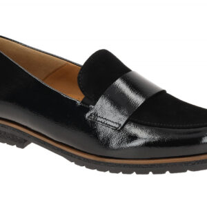 Gabor FLORENZ 52.042.37 schwarz - bequeme Slipper f?r Damen