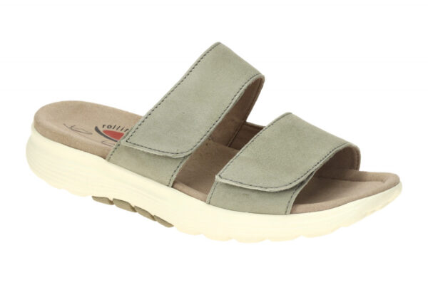 Gabor ROLLINGSOFT 66.811.11 grau - bequeme Pantolette f?r Damen