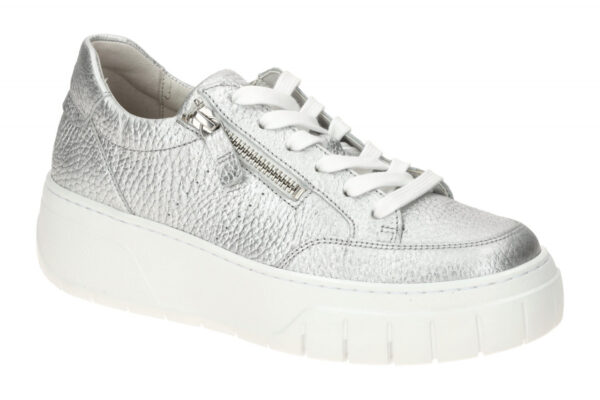 Gabor 63.220.61 silber - bequeme Halbschuhe f?r Damen
