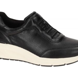 Tamaris Slipper Sneaker schwarz Leder 1-24759