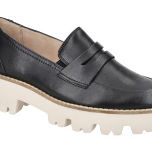 Paul Green 2991-01x schwarz - elegante Slipper f?r Damen