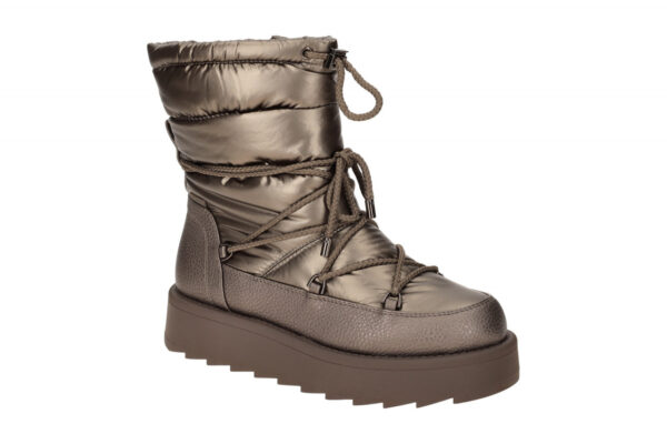 Tamaris Winter Stiefel Warmfutter braun metallic DUOtex 1-26836