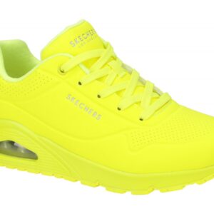 Skechers UNO 73667 NYEL gelb - sportliche Halbschuhe f?r Damen